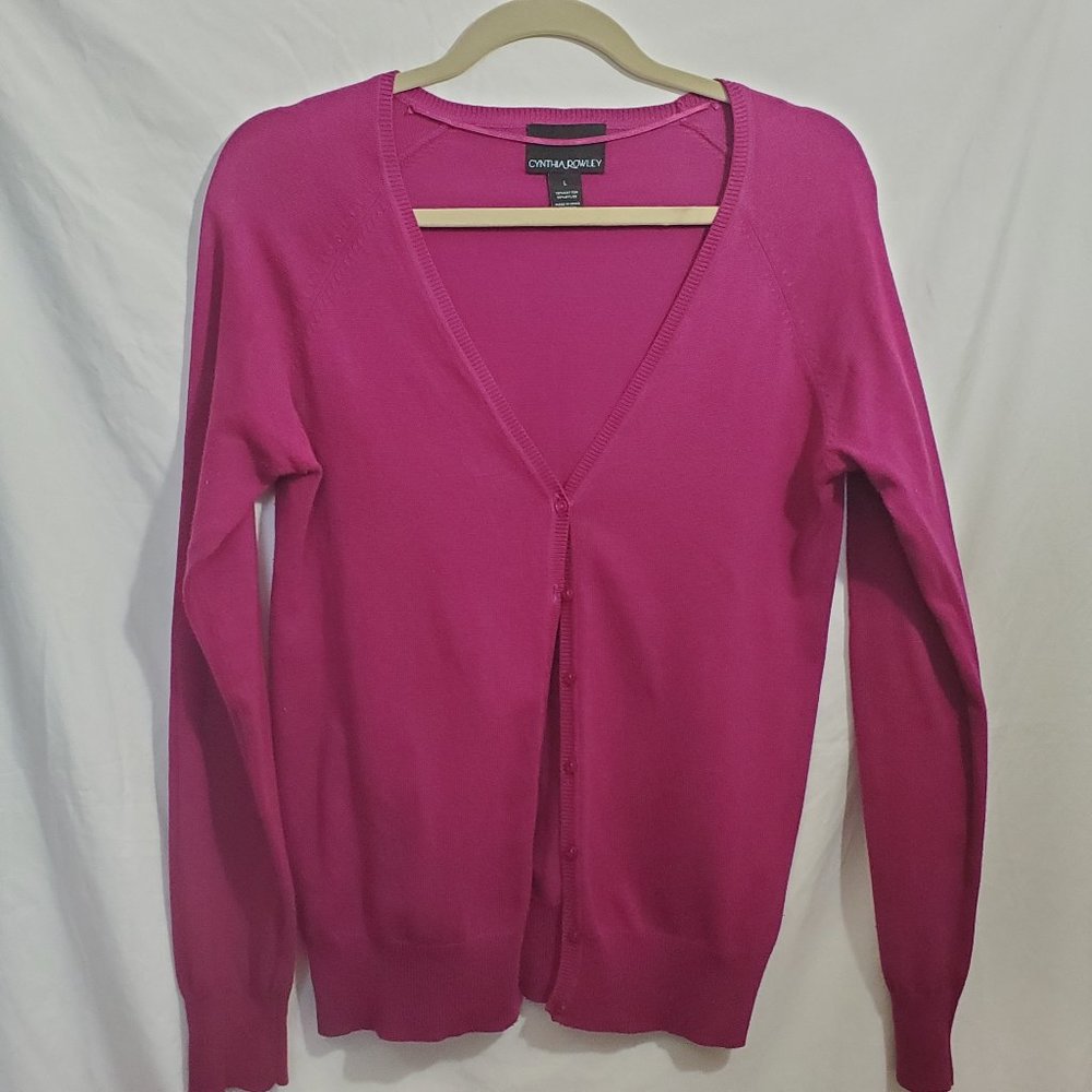 Cynthia Rowley | Pink Cardigan - Large